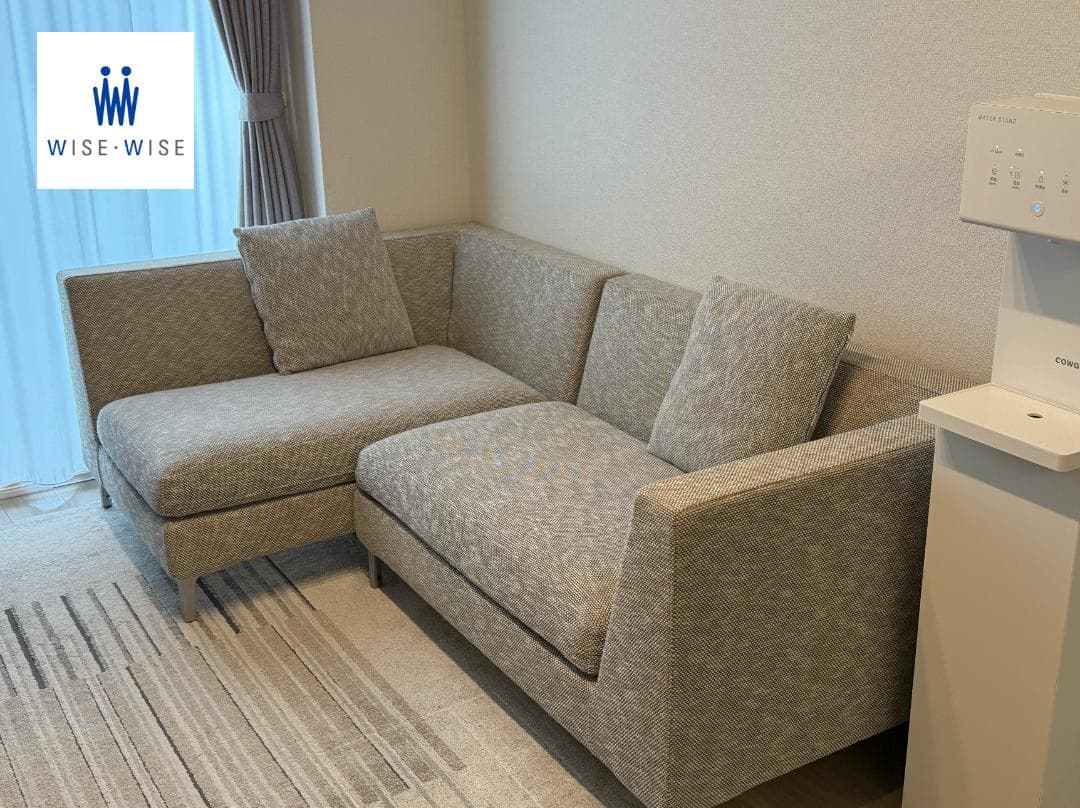 WISE WISE 3人掛ソファ 送料負担