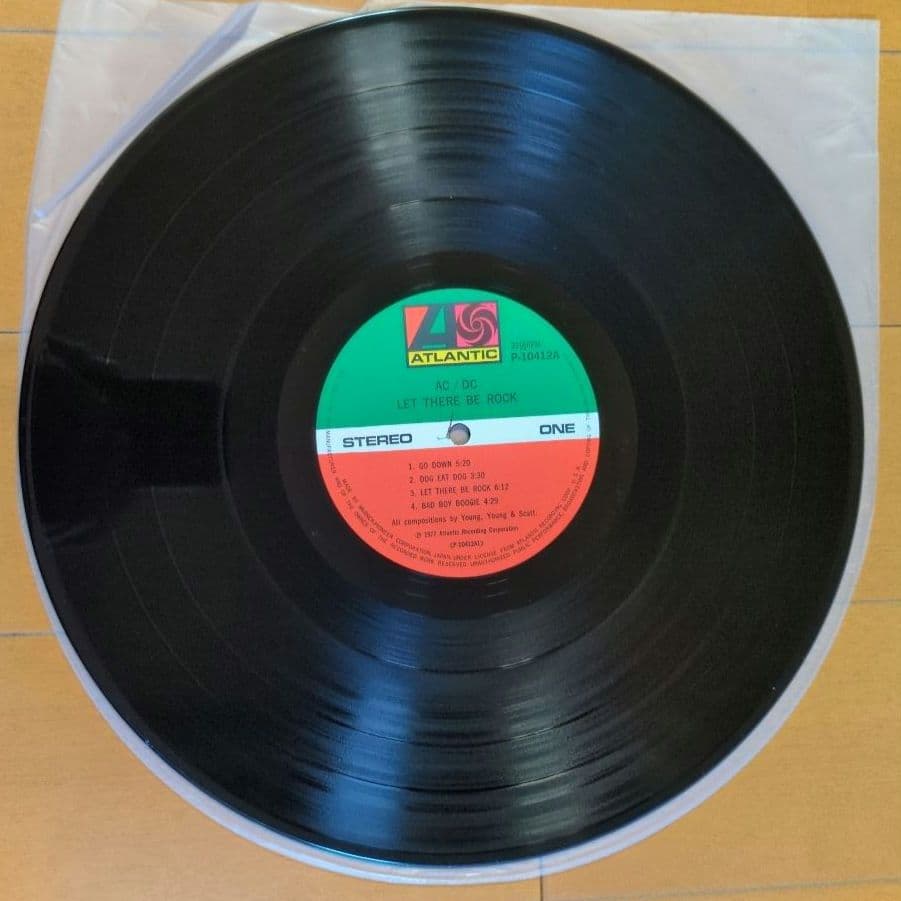 AC/DC／ロック魂　レコード