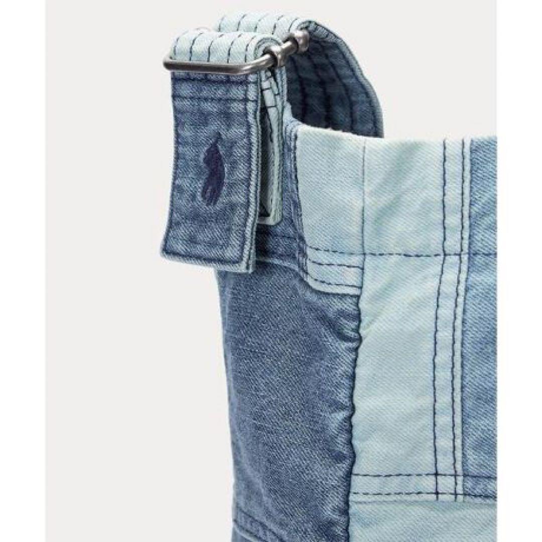 新品ポロラルフローレン　パッチワークデニムトートバッグ　ショルダーバッグ