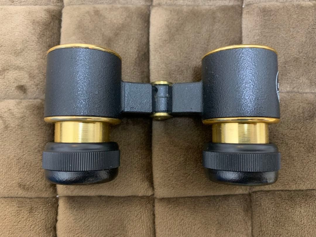 双眼鏡　RUSSIA製　アンティークヴィンテージレトロ　革ケース付き