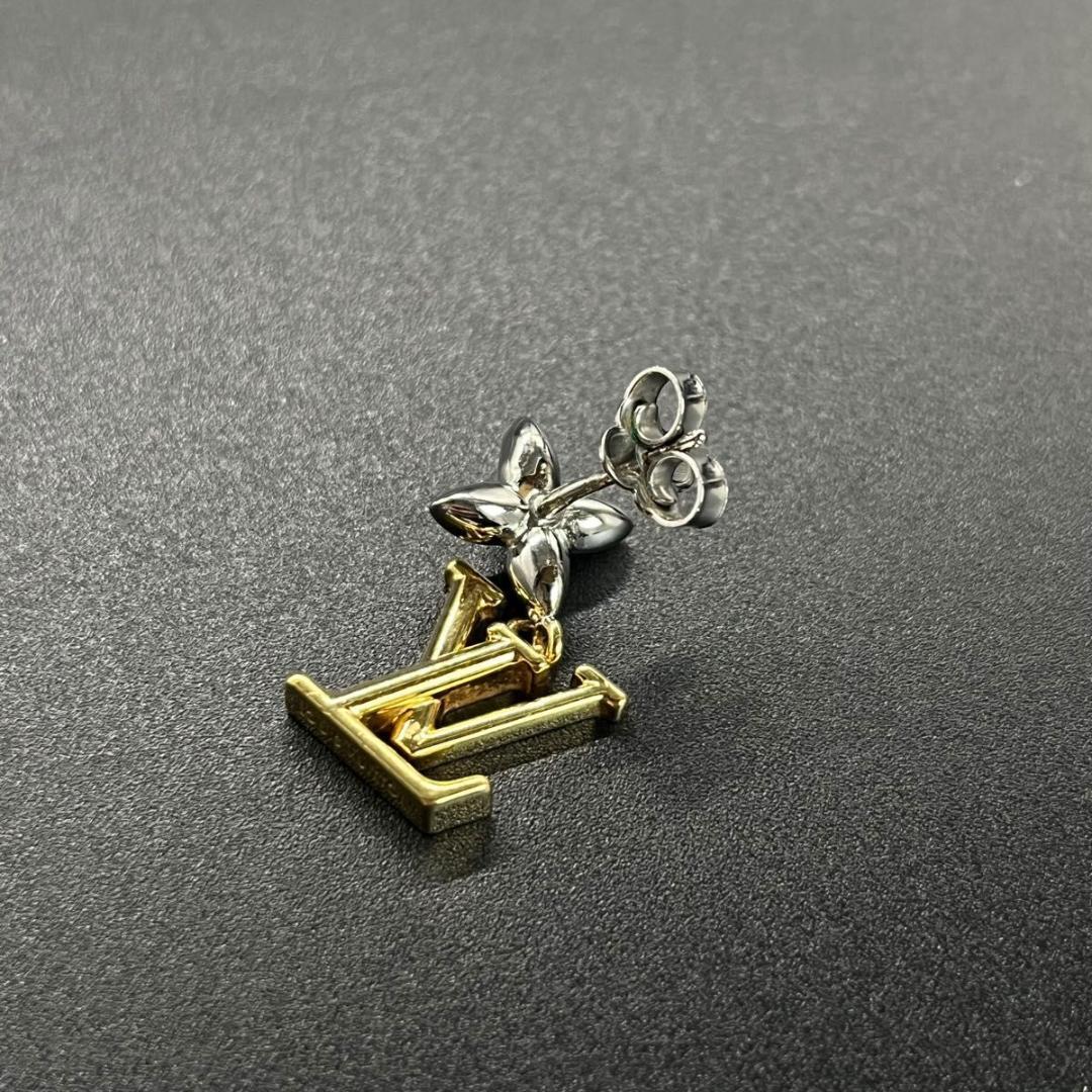 LOUIS VUITTON ルイヴィトン LV ピアス M01287 片耳