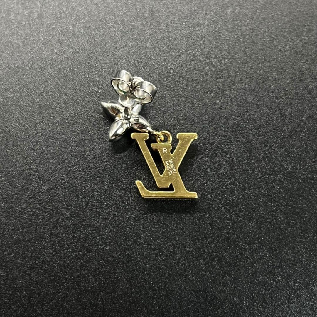 LOUIS VUITTON ルイヴィトン LV ピアス M01287 片耳