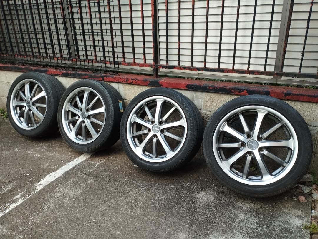 引取り限定 BRIDGESTONE 18インチ タイヤ＋ホイールセット