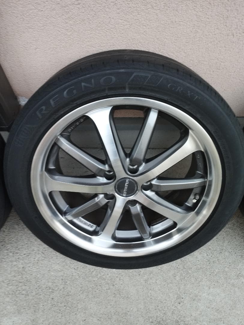 引取り限定 BRIDGESTONE 18インチ タイヤ＋ホイールセット