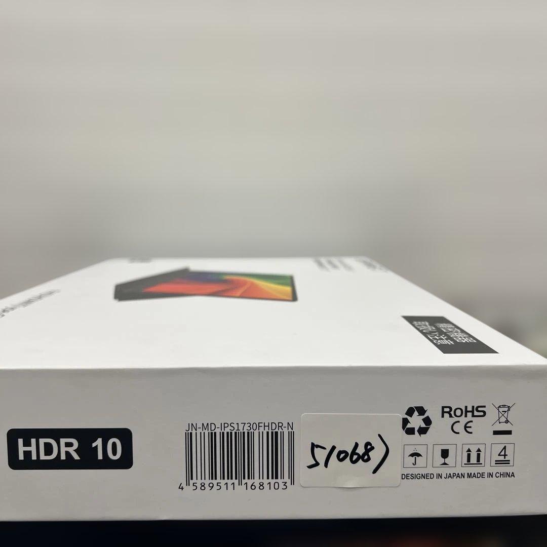 510687JAPANNEXT 17.3インチ モバイルモニター IPS パネル