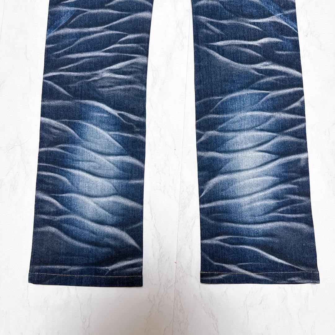 トルネードマート00s archive y2k平成ギャル男　フレアデニム　鬼ヒゲ