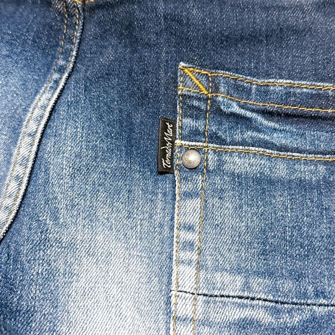 トルネードマート00s archive y2k平成ギャル男　フレアデニム　鬼ヒゲ