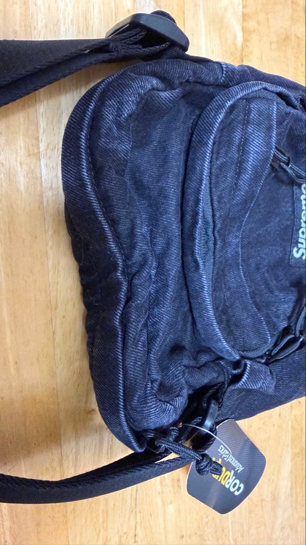 Supreme ショルダーバッグ ブラック コーデュラ