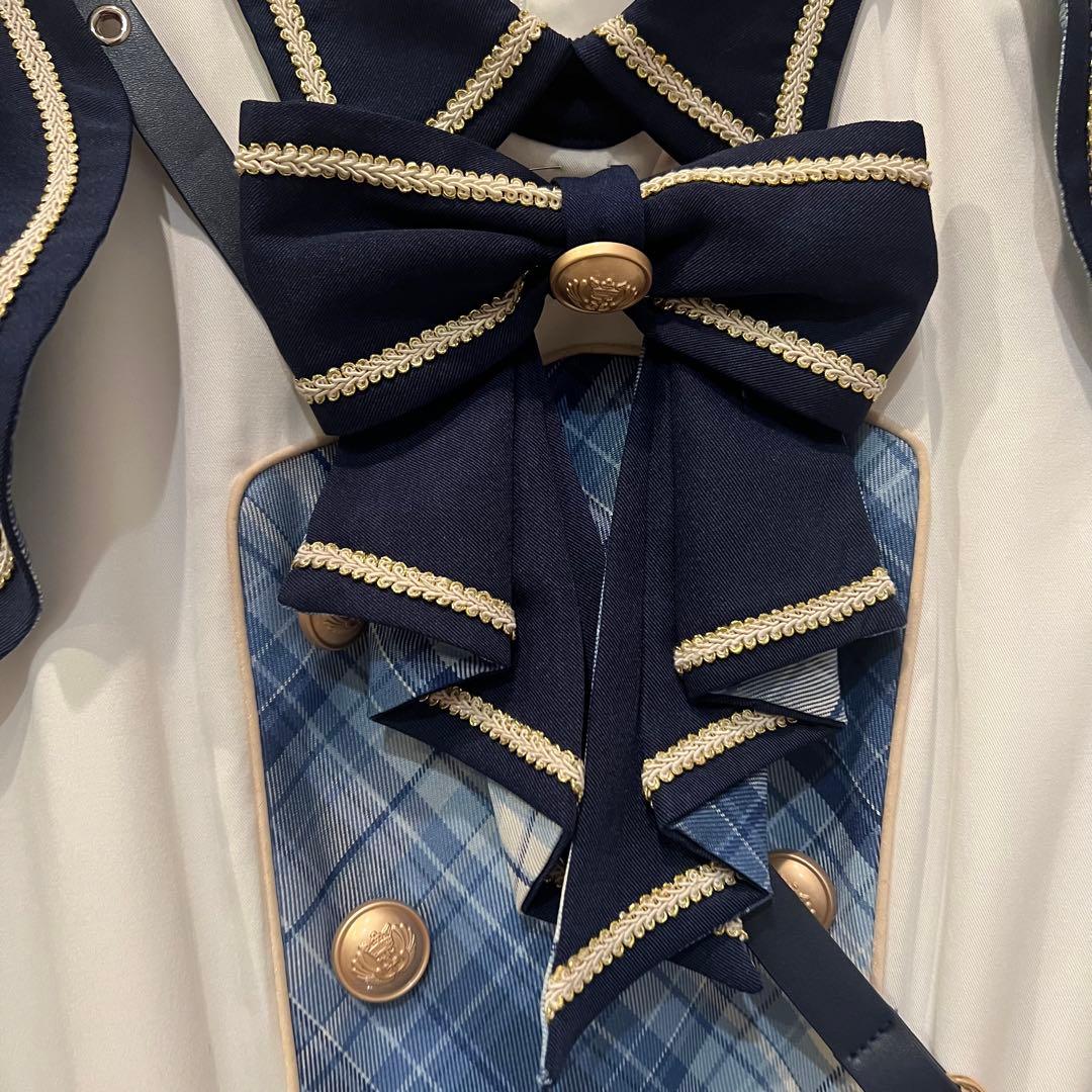 ToAlice シャイニーアイドルフルセット（ホワイト+ブルーチェック）