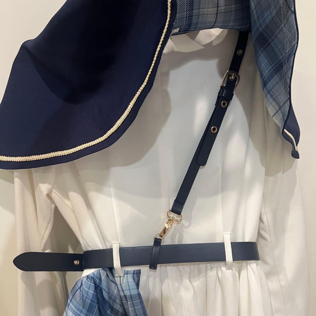 ToAlice シャイニーアイドルフルセット（ホワイト+ブルーチェック）