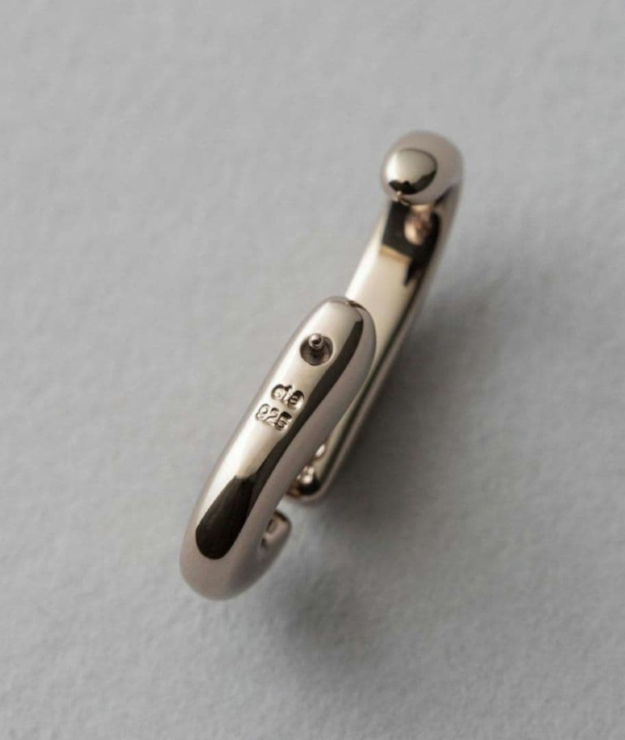 ete フローピアス ロウブラウン 片耳用