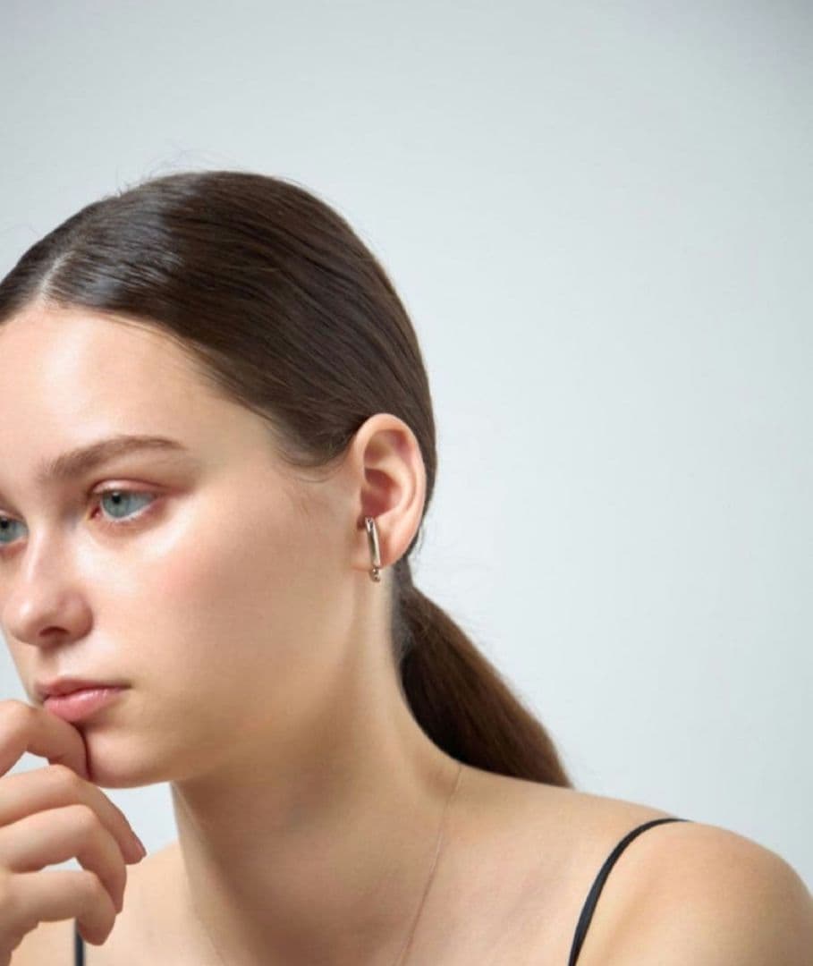 ete フローピアス ロウブラウン 片耳用