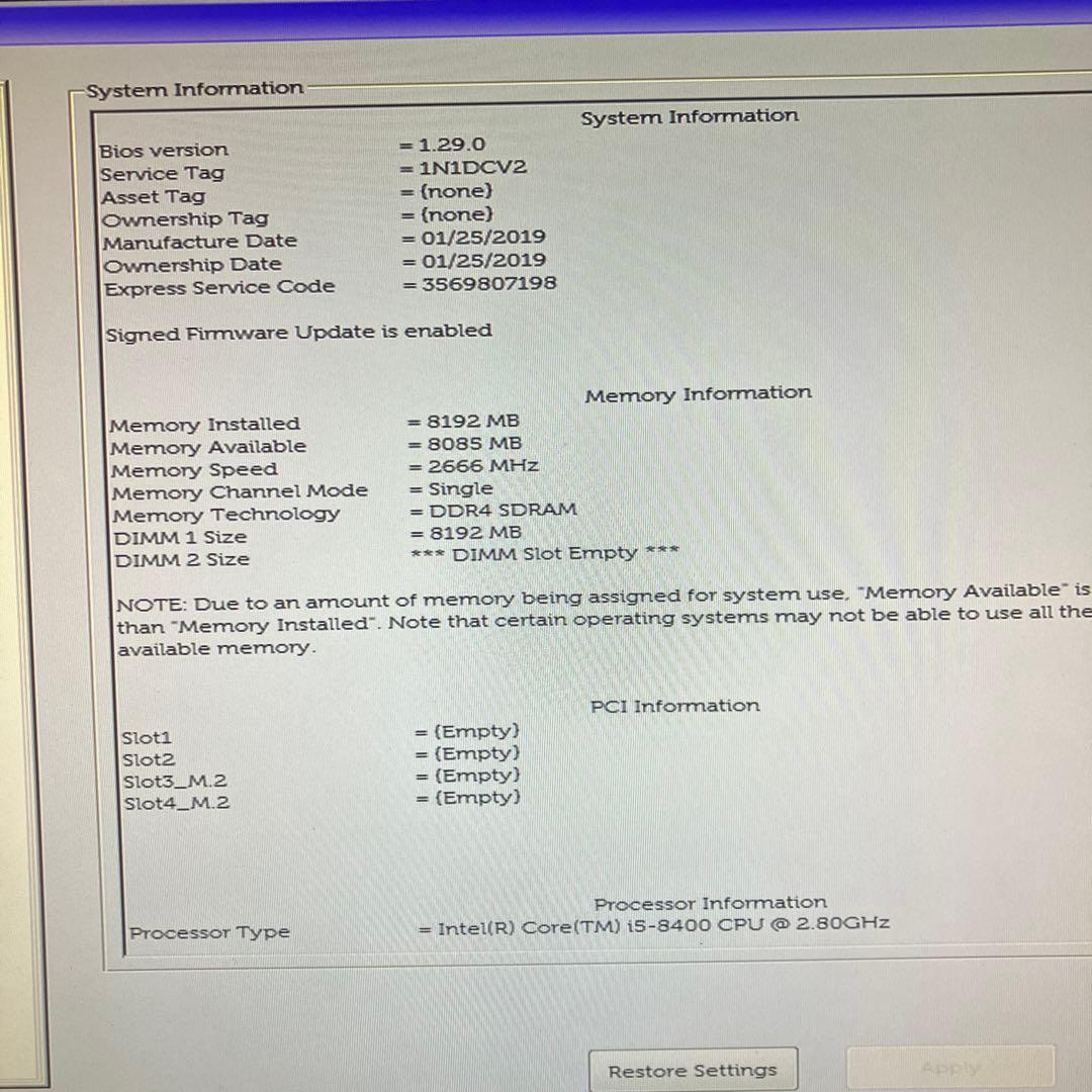 8世代！Core i5！DELL OptiPlex 3060本体のみジャンク品！