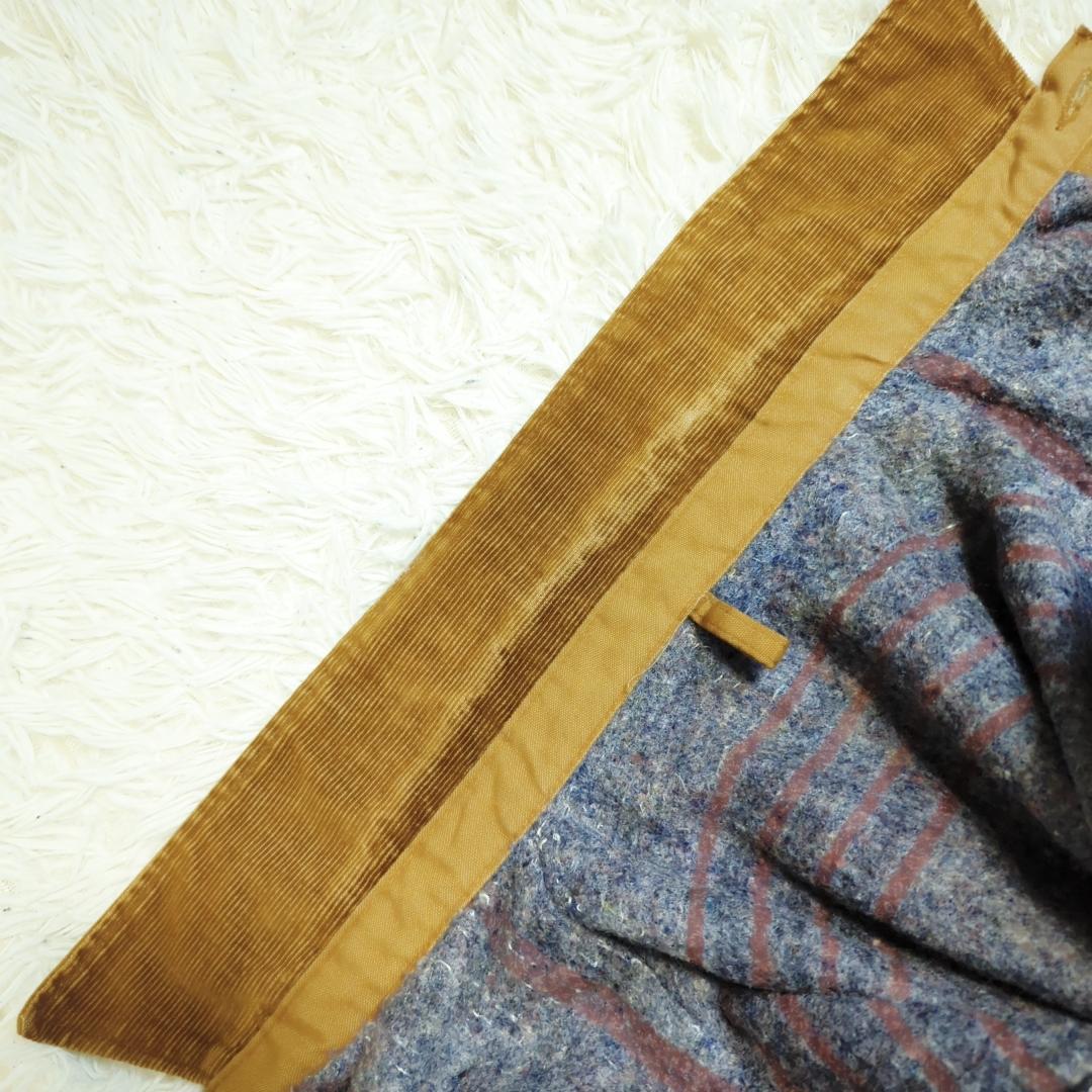 【70s USA製】Wrangler コーデュロイ襟 カバーオール ブラウン