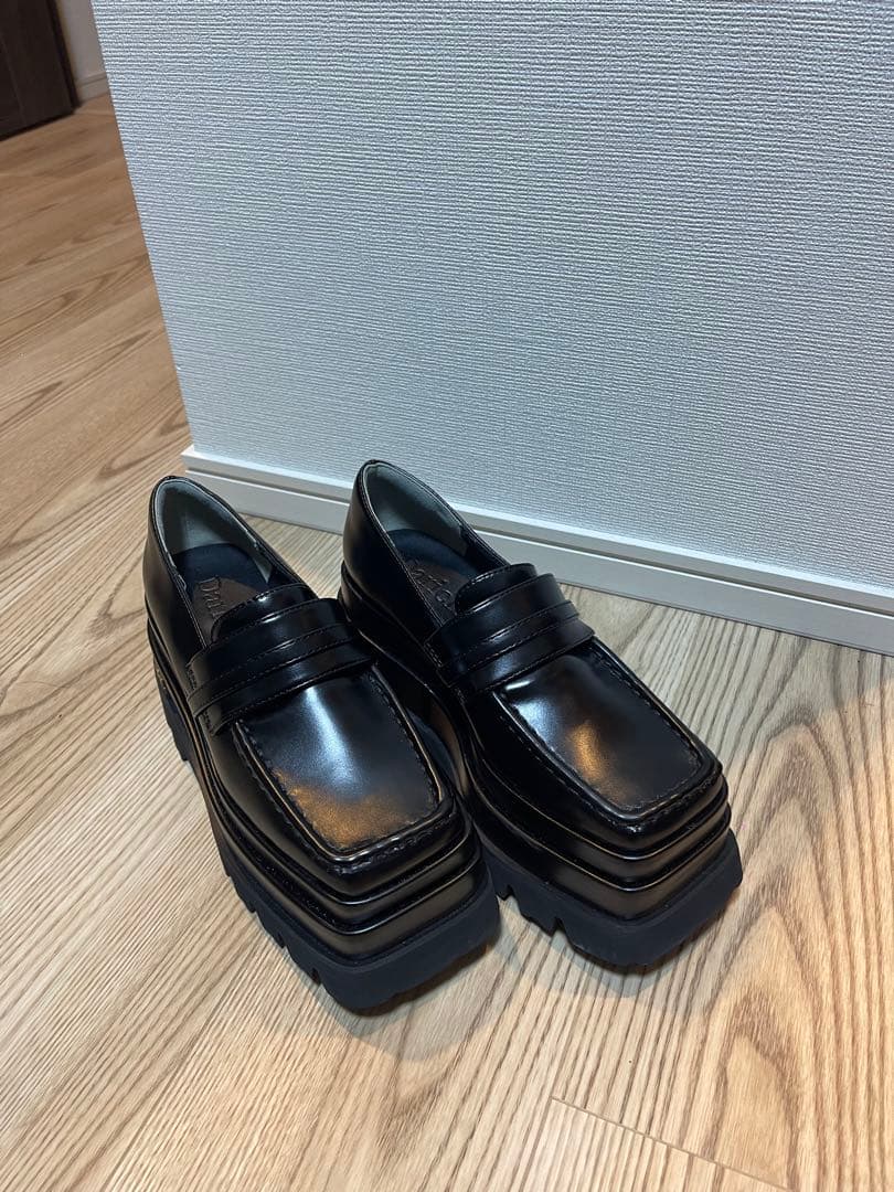 darichプラットフォームローファーSサイズ　ダーリッチ　厚底ローファー
