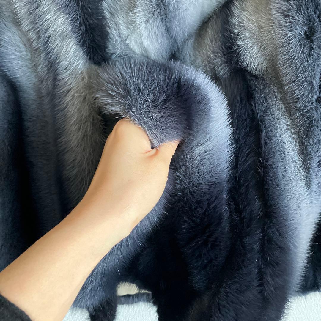 ミンク　ケープ　グラデーション　ふわふわ　専用倉庫預け品