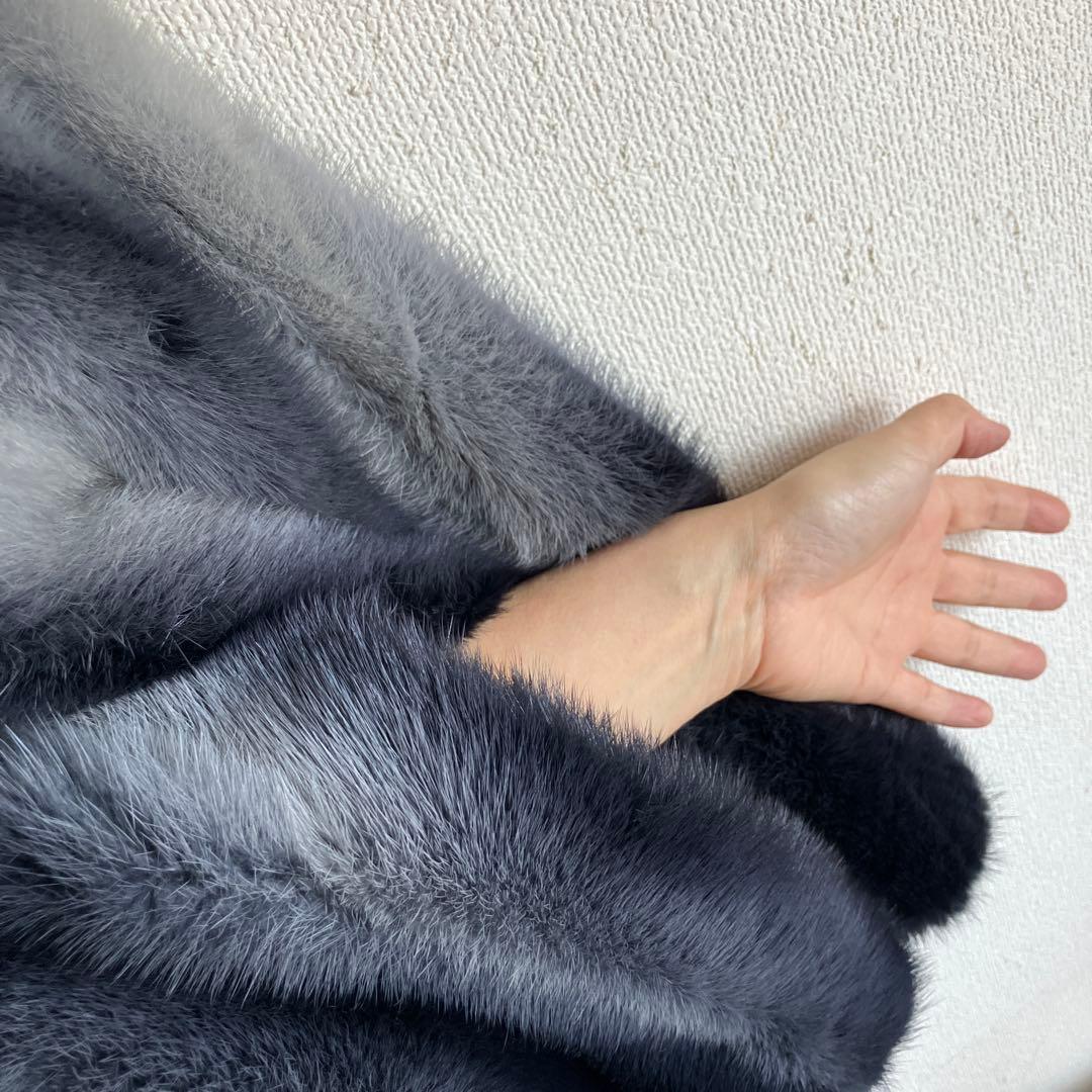 ミンク　ケープ　グラデーション　ふわふわ　専用倉庫預け品