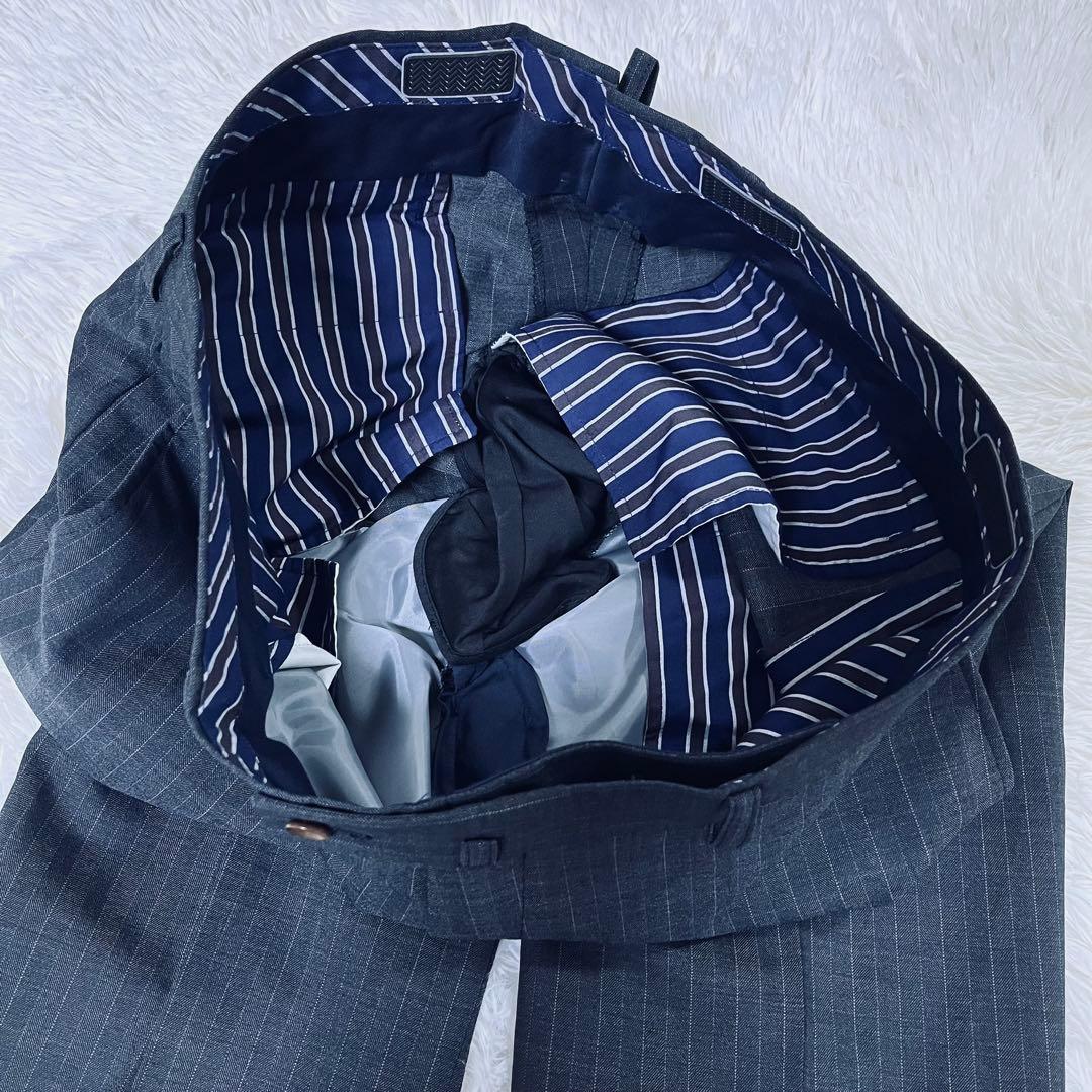 美品 パーソンズ 3ピース スーツ セットアップ AB6 L ストライプ