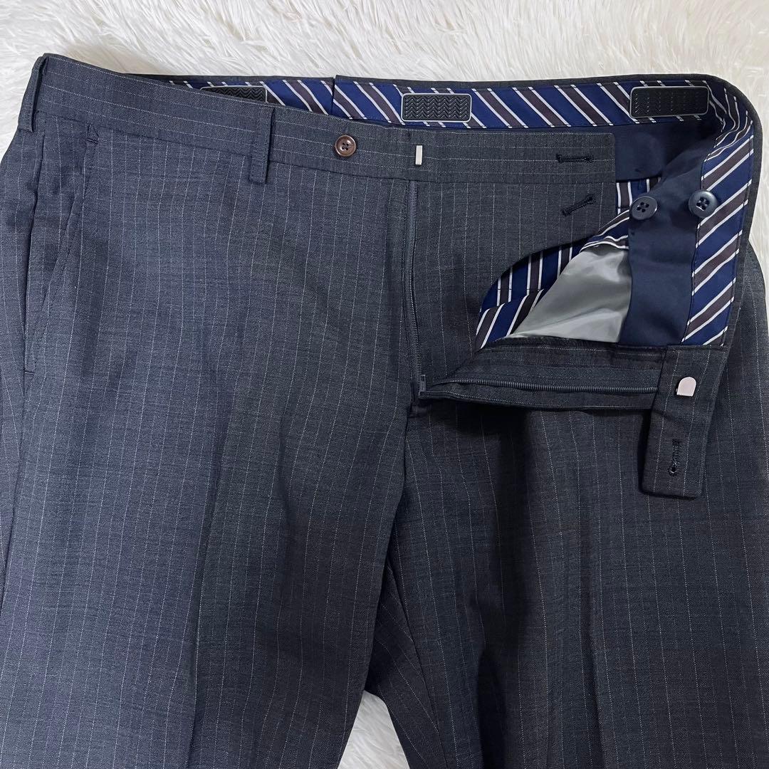 美品 パーソンズ 3ピース スーツ セットアップ AB6 L ストライプ