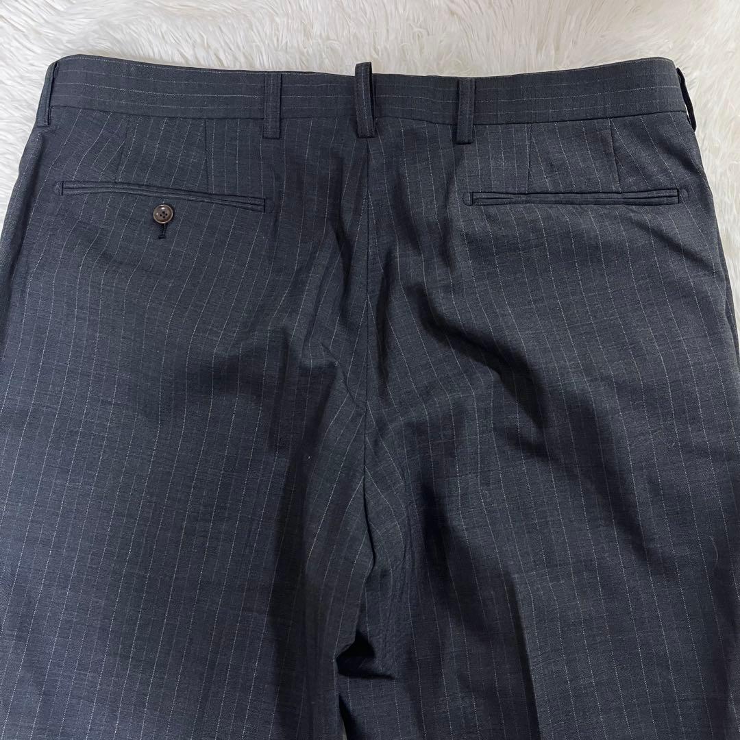 美品 パーソンズ 3ピース スーツ セットアップ AB6 L ストライプ