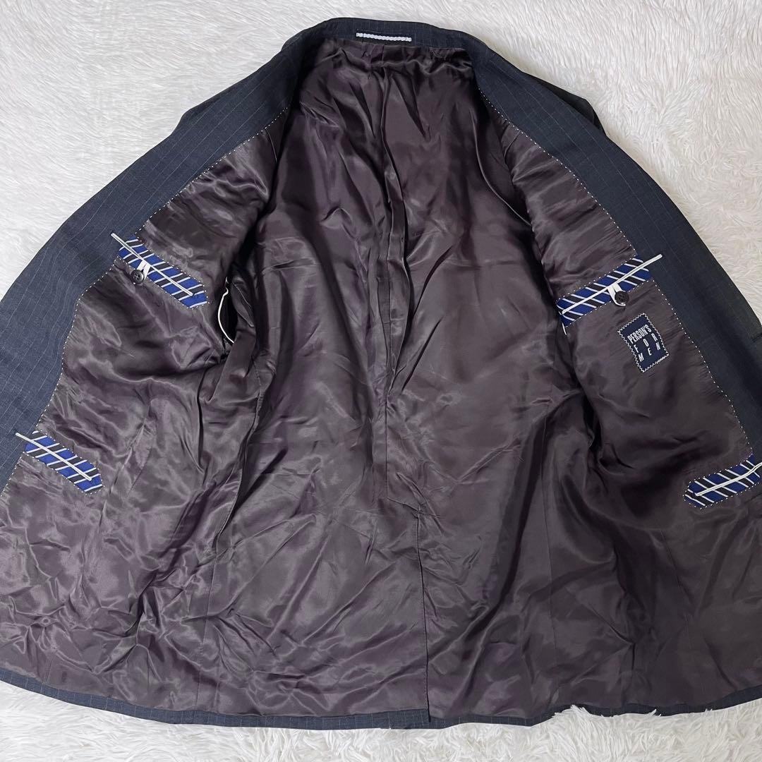 美品 パーソンズ 3ピース スーツ セットアップ AB6 L ストライプ