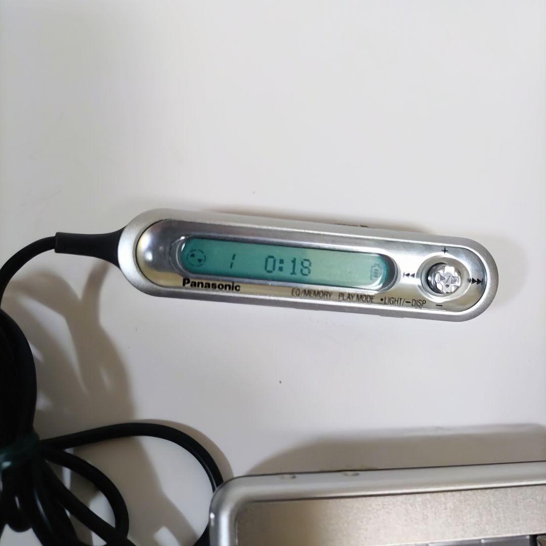 動作品■ Panasonic MDプレーヤー SJ-MJ17 リモコン付き