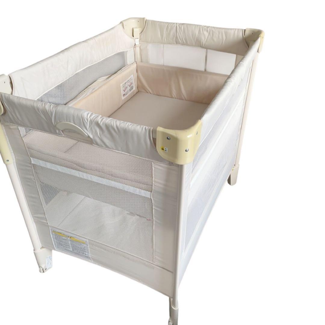 アップリカ　ベビーベッド　ココネルエアー　ミルク　aprica coconel