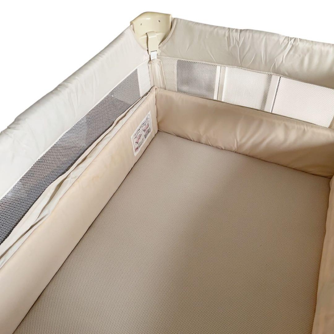 アップリカ　ベビーベッド　ココネルエアー　ミルク　aprica coconel