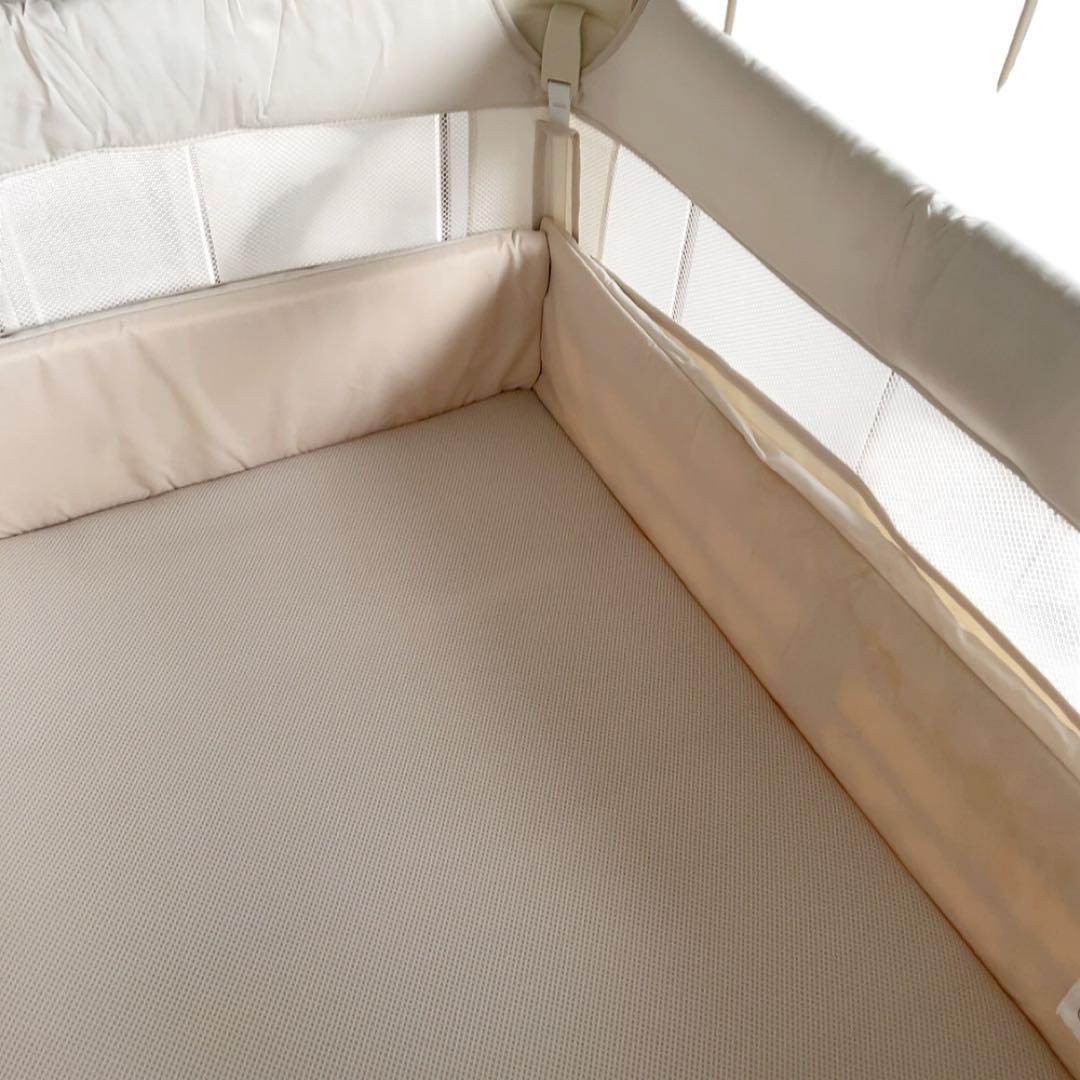 アップリカ　ベビーベッド　ココネルエアー　ミルク　aprica coconel