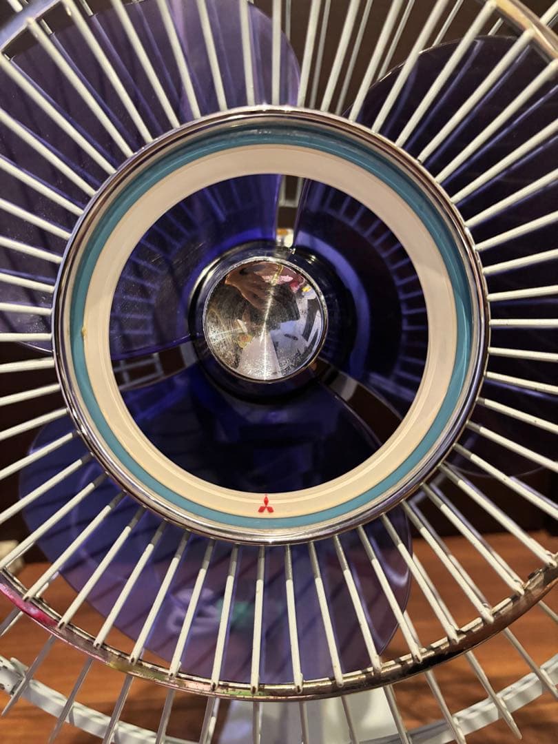 【昭和】【レトロ】三菱卓上扇風機 【D–30Ｘ】３０㎝　動作確認【送料込み】