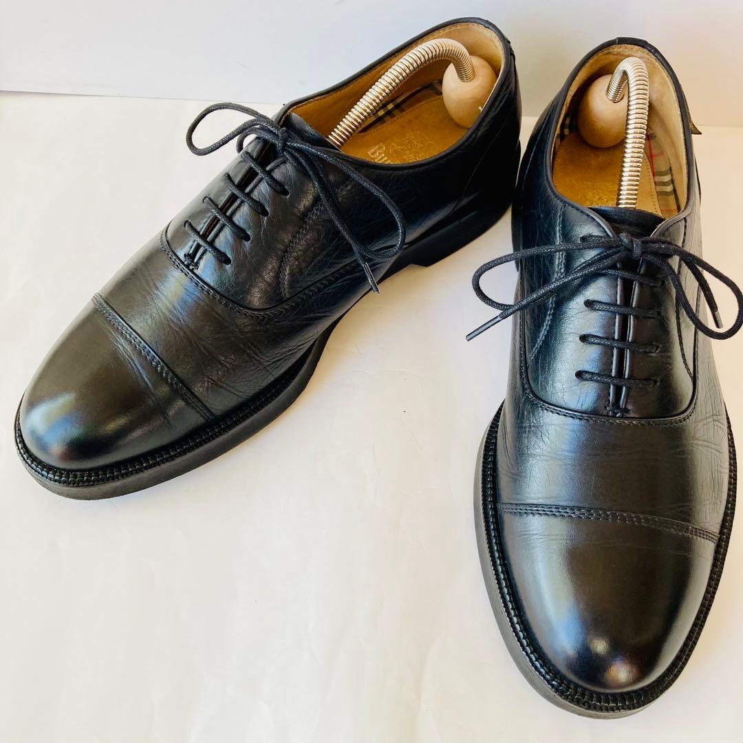 Burberrys バーバリー 黒 ストレートチップ 25.5cm 除菌・消臭済