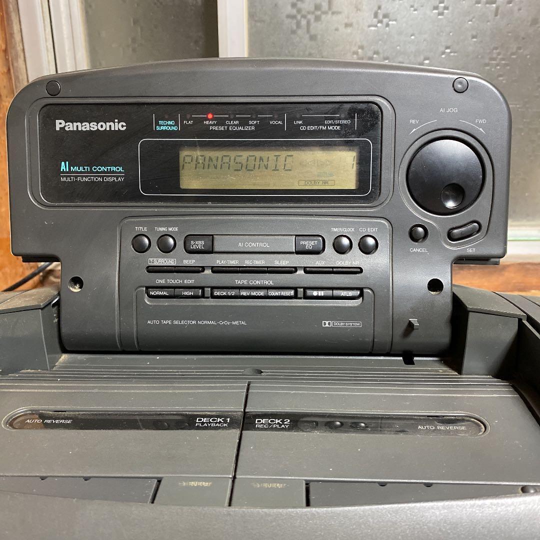 パナソニック製CDラジカセ　コブラトップ