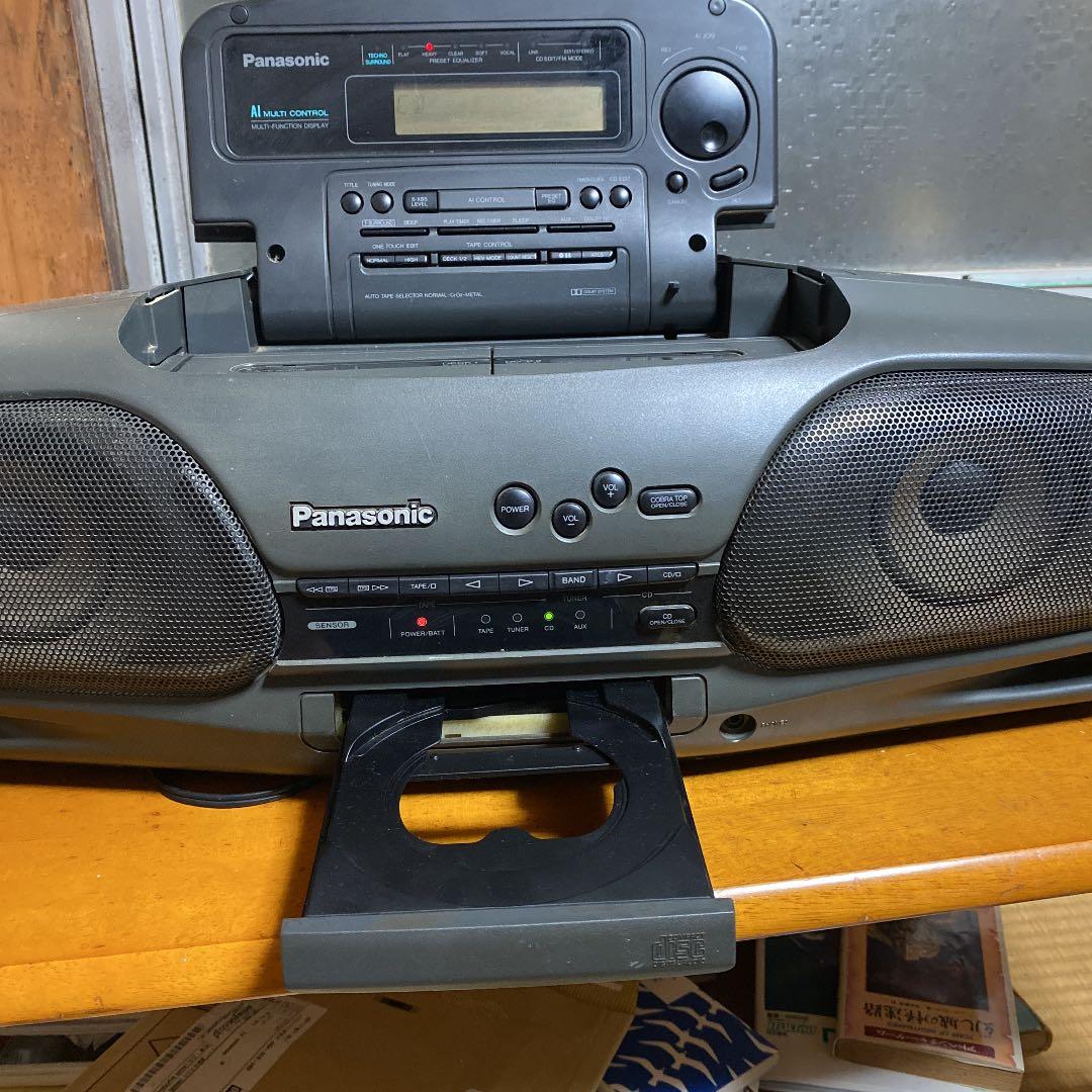 パナソニック製CDラジカセ　コブラトップ