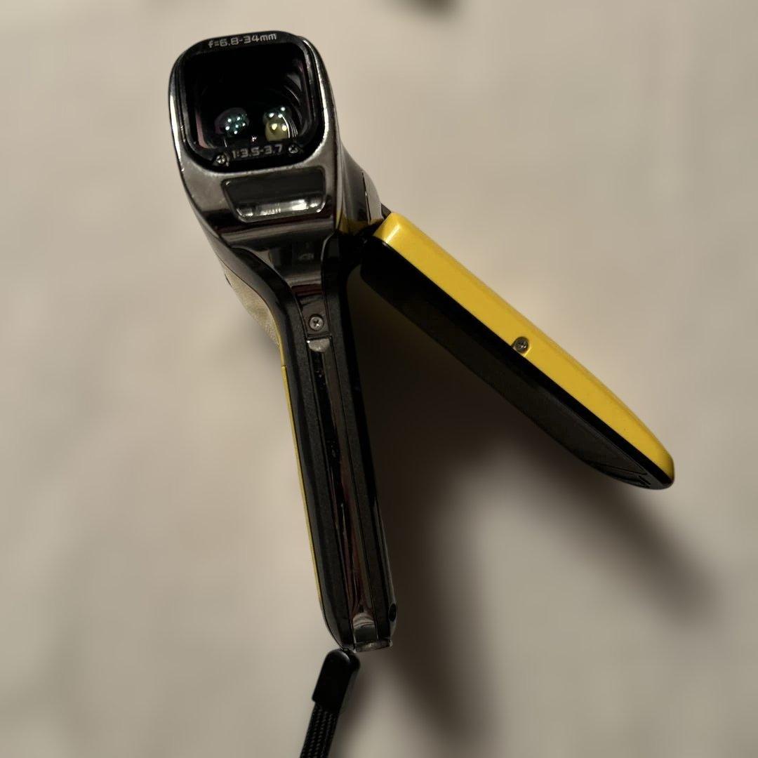 SANYO Xacti フルHD ビデオカメライエロー 防水