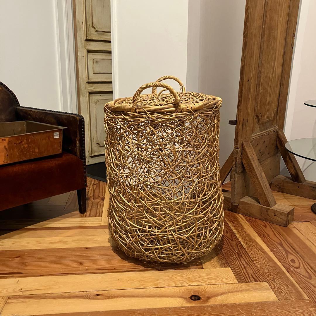 専用　アンティークランドリーバスケット　400 500