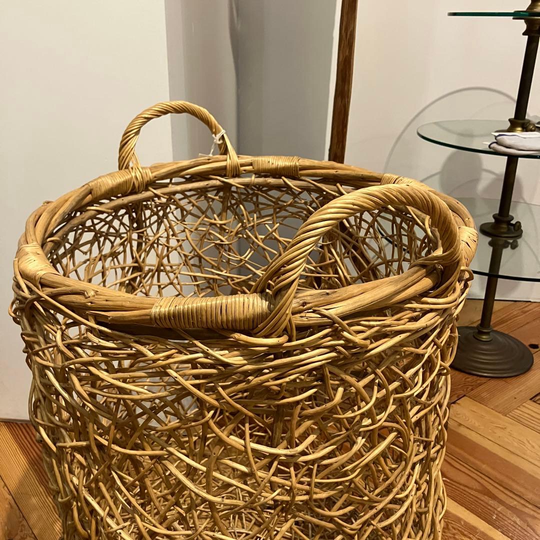 専用　アンティークランドリーバスケット　400 500