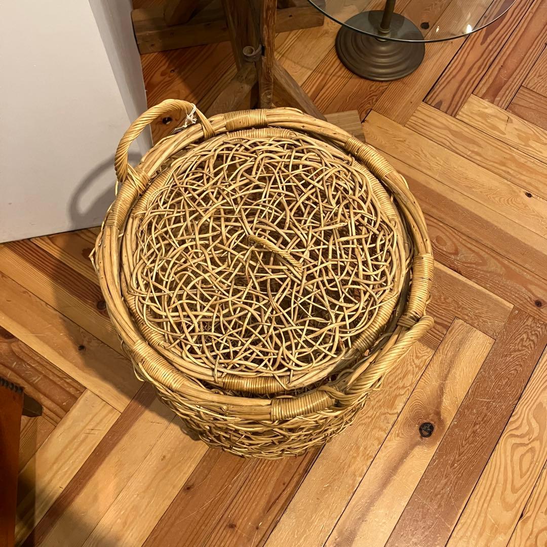 専用　アンティークランドリーバスケット　400 500