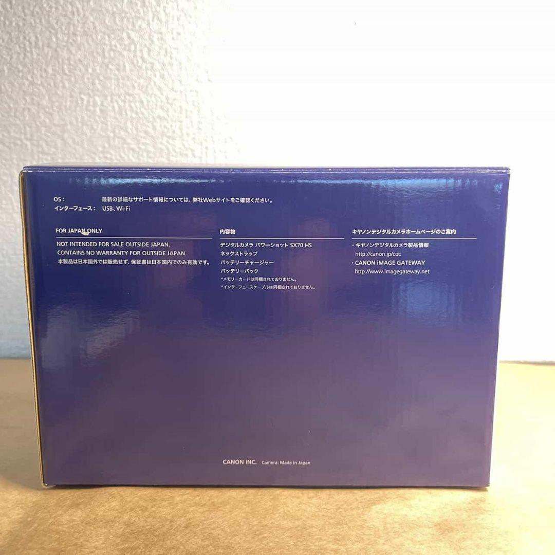 【新品展示品】Canon PowerShot SX70HS 本体　付属品あり完品
