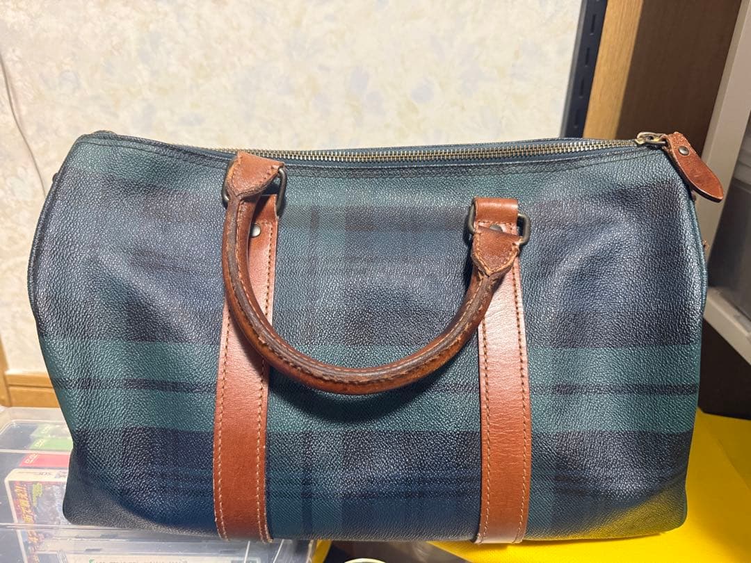 Ralph Lauren ブラックウォッチ ボストンバッグ ヴィンテージ