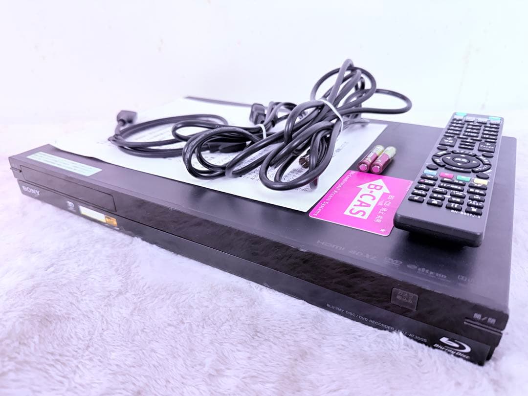 SONY BDZ-AT300S 500GB 簡易説明書付 新品リモコン 即視聴可