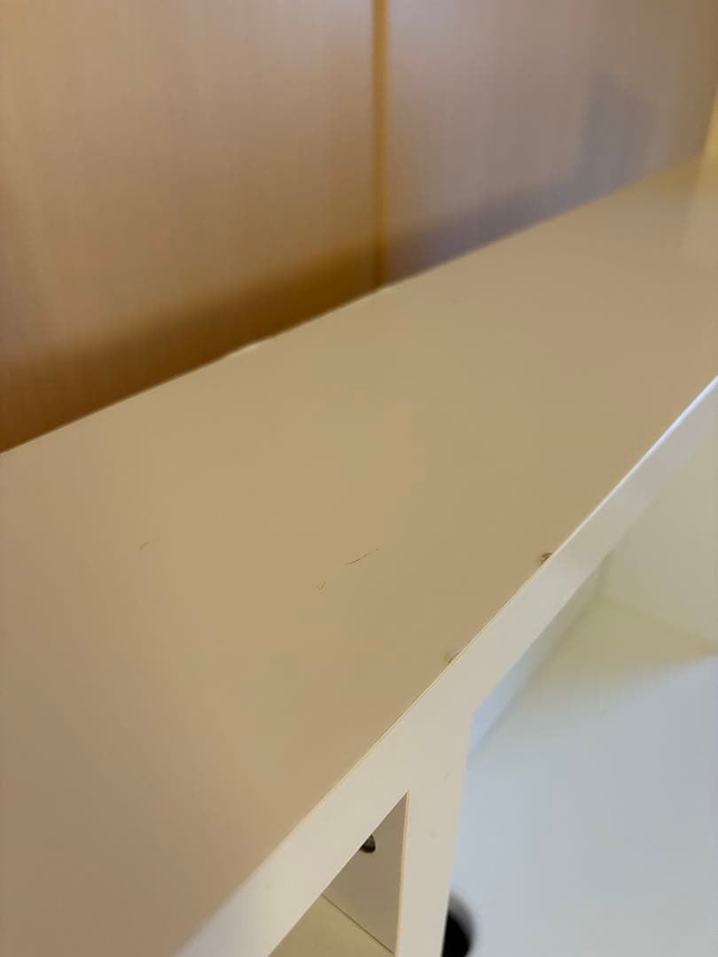 IKEA 勉強机　ホワイトデスク 収納付き