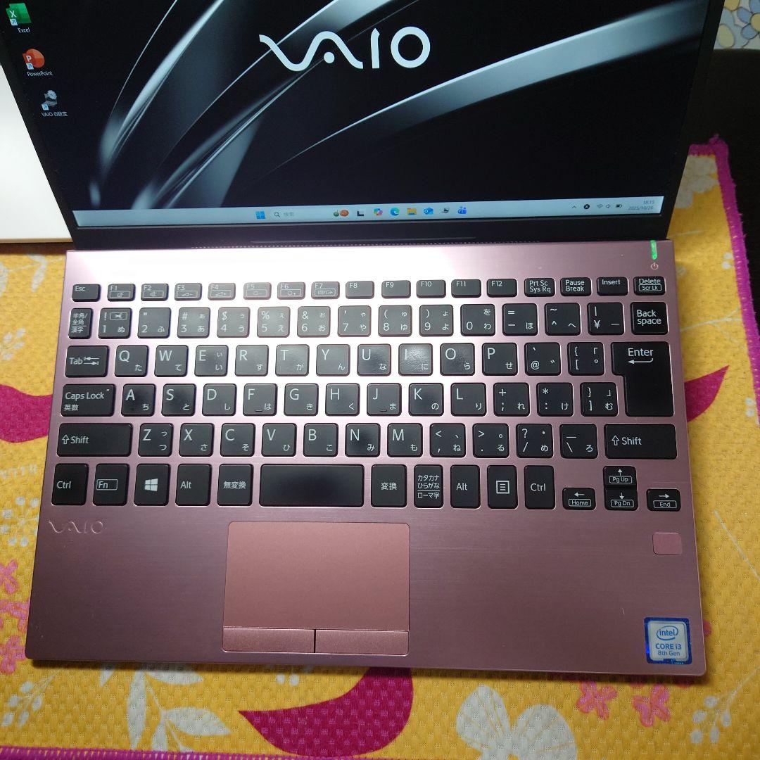 かわいいピンク♪小型軽量モデル！VAIO SX12！ノートパソコン！i3