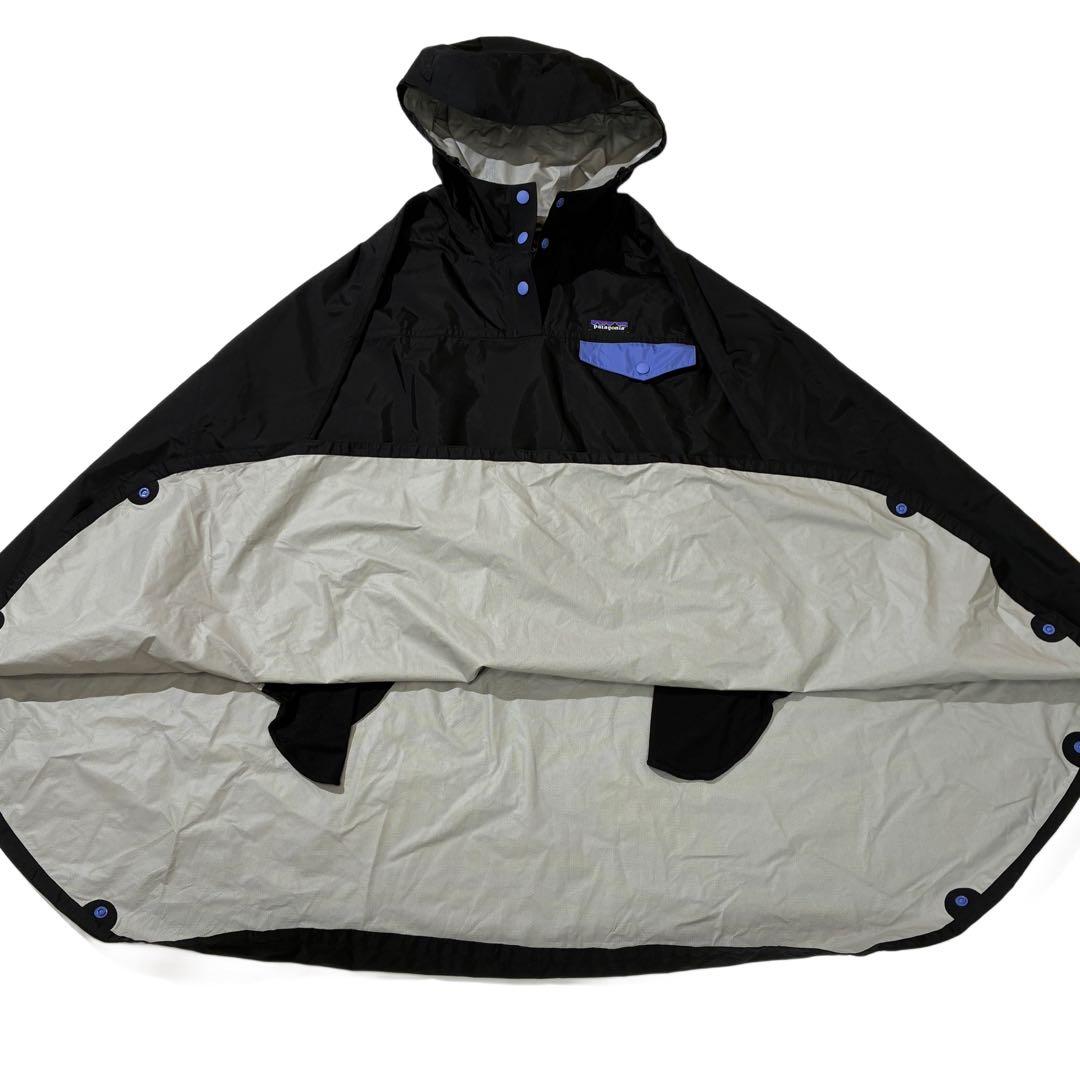 美品 patagonia パタゴニア レインポンチョ レインコート レディース