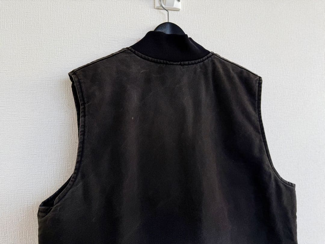 スペシャル 80s アメリカ製 ヴィンテージ カーハート ベスト XL ブラック