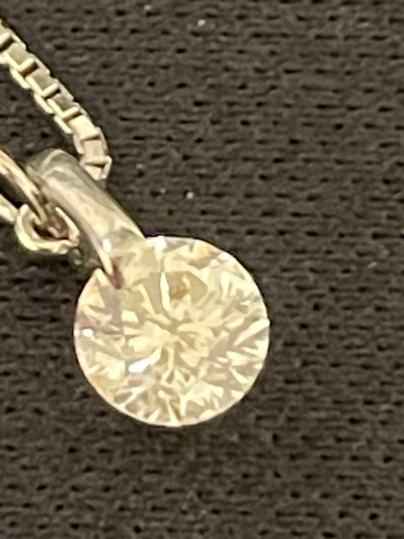 ダイヤモンド0.32ct pt900/850 チェーンネックレス