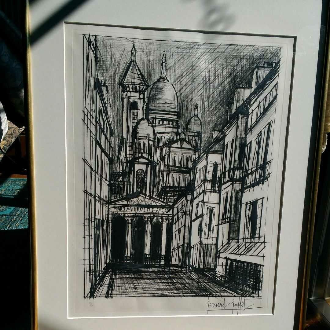 ベルナールビュッフェ　モンマルトルのサクレクール寺院