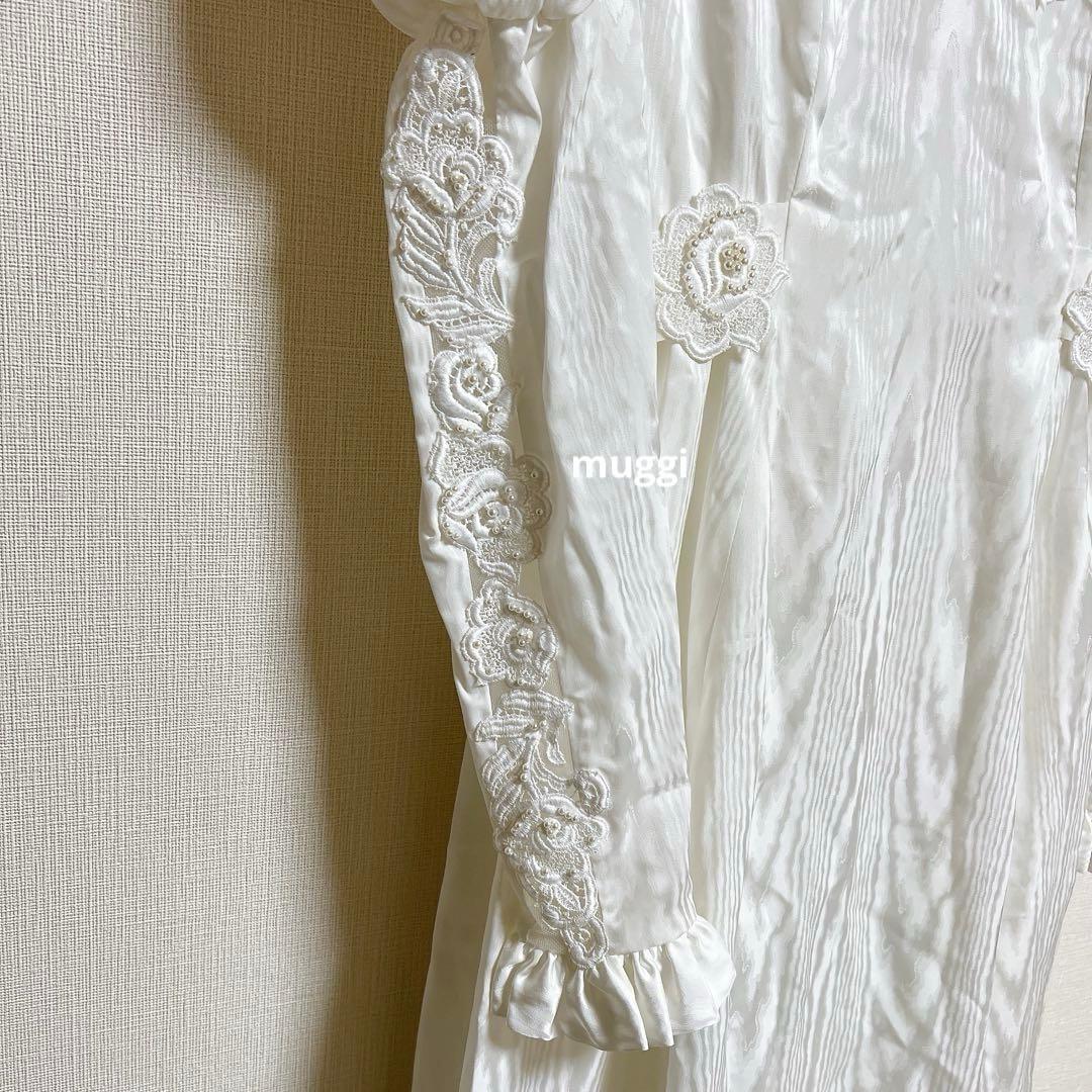 yumi katsura ユミカツラ ウェディングドレス パール パフスリーブ