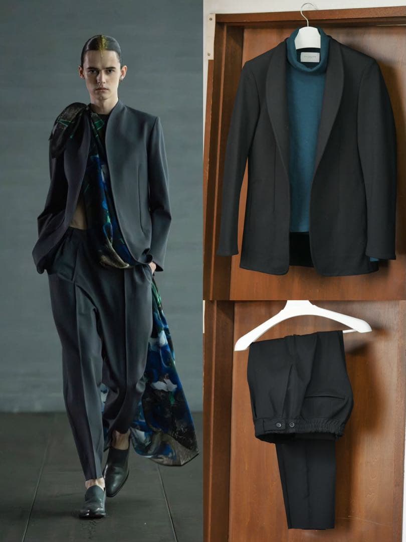 RAINMAKER KYOTO 極上品 ショールカラージャケット セットアップ