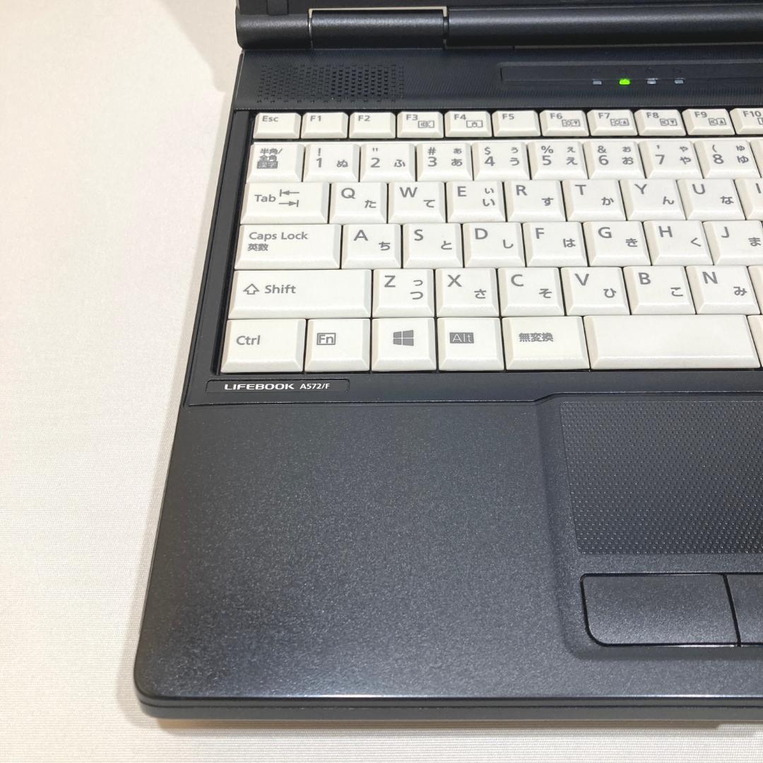 初心者✨快速・大画面・DVD・大容量✨黒✨すぐ使えるノートパソコン◇D484-3