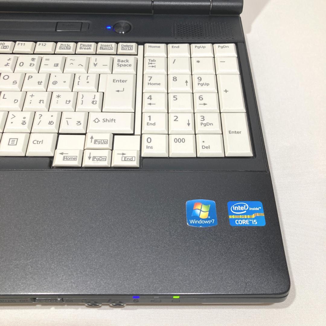 初心者✨快速・大画面・DVD・大容量✨黒✨すぐ使えるノートパソコン◇D484-3